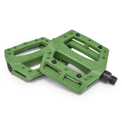 ECLAT BMX CONTRA PEDAL NYLON/FIBREGLAS 9/16" ARMY GREEN 9/16"