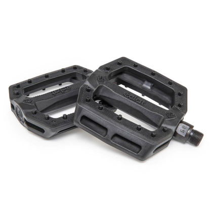 ECLAT BMX SLASH PEDAL NYLON/FIBREGLAS 9/16" BLACK 9/16"