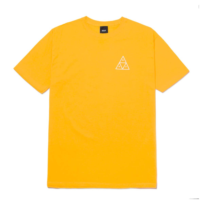 HUF ESSENTIALS TT T-SHIRT LEMON YELLOW M