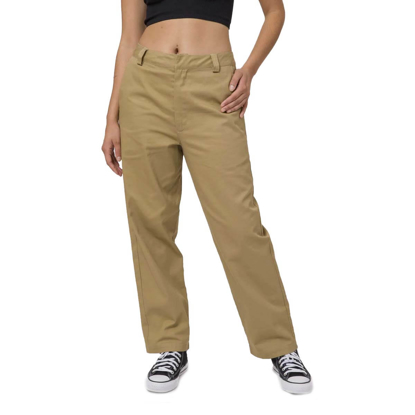 HUF WOMENS SKATE CHINO PANTS TAN 28