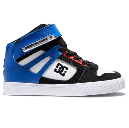 DC PURE HIGH-TOP EV WHITE/BLACK/RED 28