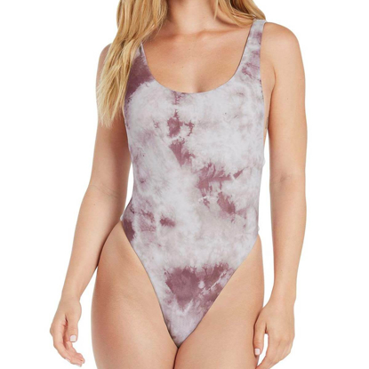 VOLCOM FOLLOW THE CLOUD ONE PIECE SWIMWARE EGGPLANT M