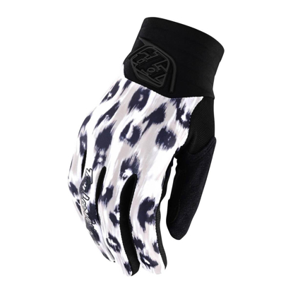 TROY LEE DESIGNS WOMENS LUXE GLOVE WILD CAT WHITE 2X