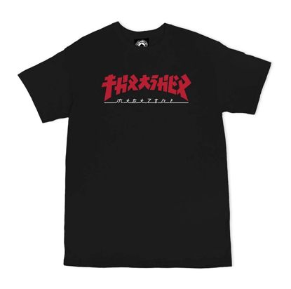 THRASHER MAGAZINE GODZILLA FLAME T-SHIRT BLACK XL