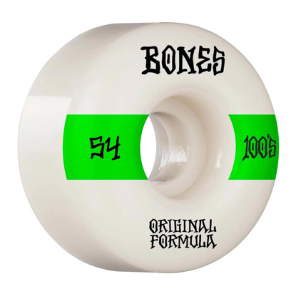 BONES OG FORMULA #14 54MM WHITE V4 WIDE 100A 54MM