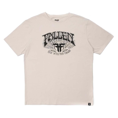 FALLEN HENDRIX FALLEN T-SHIRT BEIGE/BLACK M
