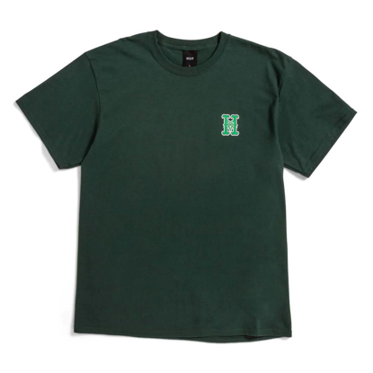 HUF HIGH POINT T-SHIRT FOREST GREEN S