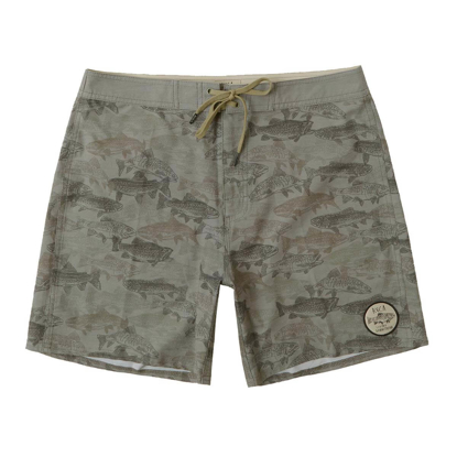 RVCA HORTON FISH CAMO TRU CAMO 34