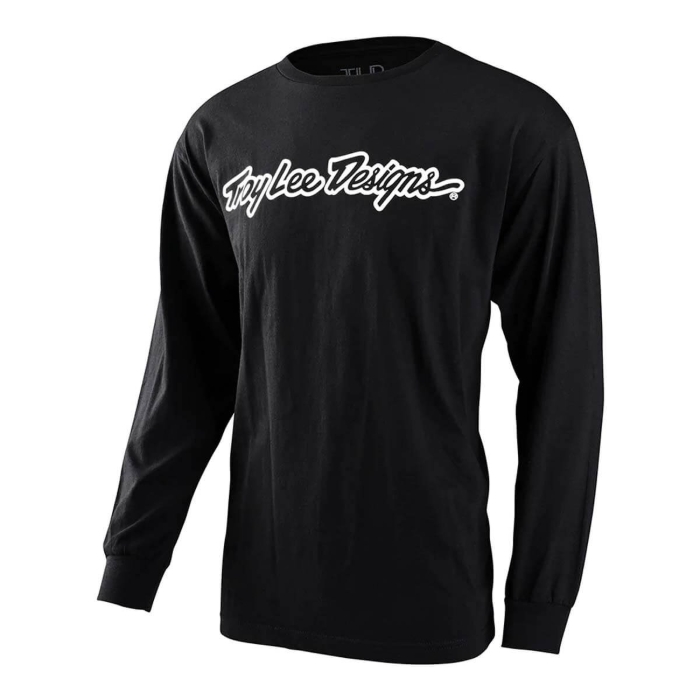 TROY LEE DESIGNS SIGNATURE LONG SLEEVE TEE BLACK XL