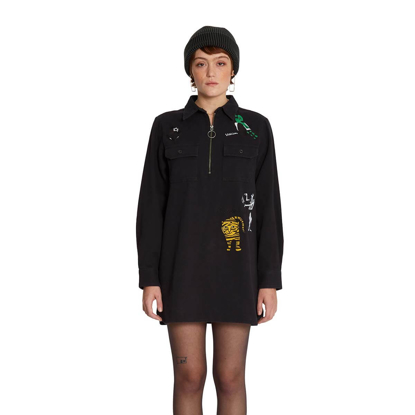 VOLCOM FA BOB MOLLEMA DRESS BLACK M