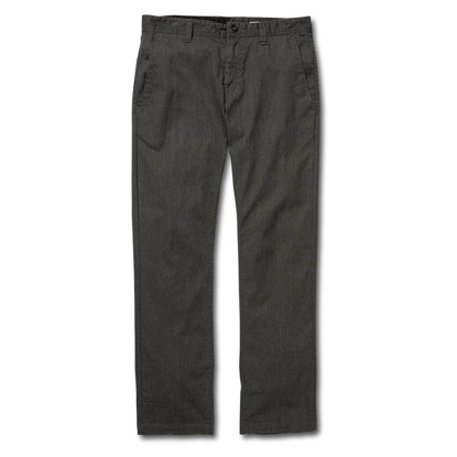 VOLCOM FRICKIN MODERN STRETCH CHINO PANTS CHARCOAL HEATHER 34X32