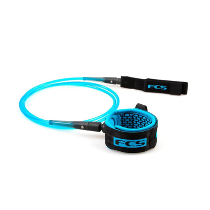 FCS FCS 9' ALL ROUND CALF ESSENTIAL LEASH BLACK/BLUE 9'