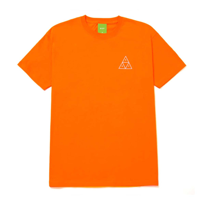 HUF ESSENTIALS TRIPLE TRIANGLE T-SHIRT SAFETY ORANGE XXL