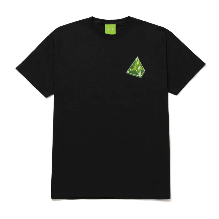 HUF TESSERACT TRIPLE TRIANGLE T-SHIRT BLACK L