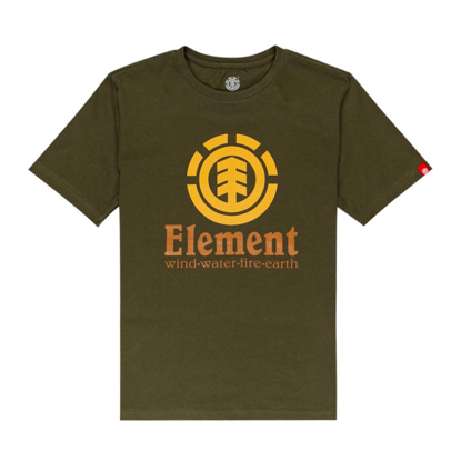 ELEMENT VERTICAL SS YOUTH T-SHIRT ARMY XS/8