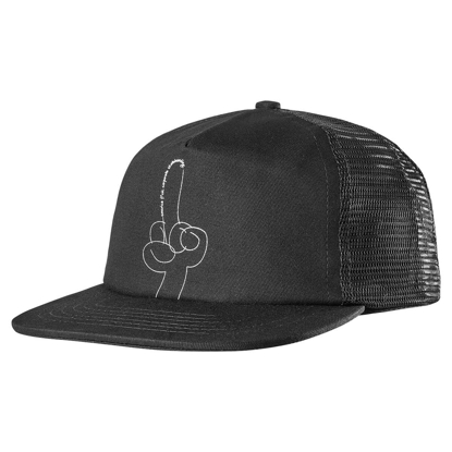 EMERICA EFF CORPORATE TRUCKER HAT BLACK UNI