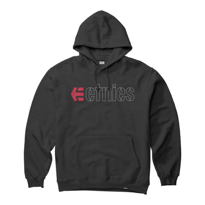 ETNIES ECORP KIDS PULLOVER HOODIE BLACK L