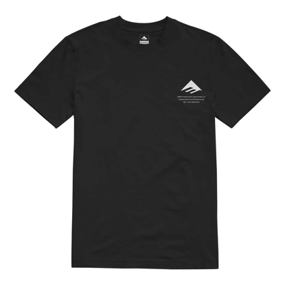 EMERICA LOGO LOCKUP T-SHIRT BLACK L