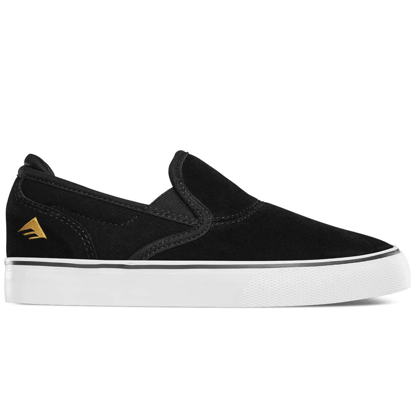 EMERICA WINO G6 SLIP-ON YOUTH BLACK/WHITE/GOLD 35,5