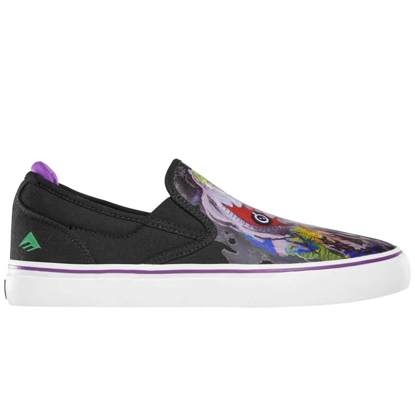 EMERICA WINO G6 SLIP-ON X DINOSAUR JR. BLACK/PURPLE 44