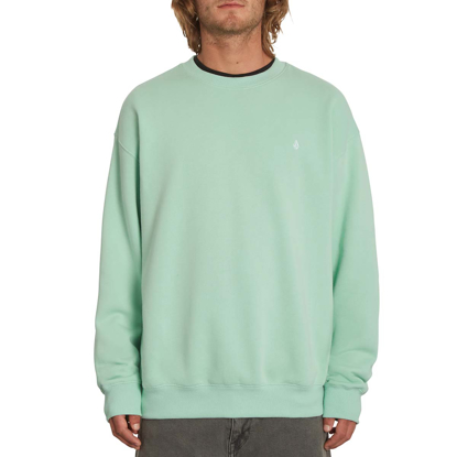VOLCOM SINGLE STONE CREW PULLOVER LICHEN GREEN XL