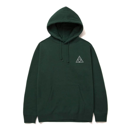 HUF ESSENTIALS TRIPLE TRIANGLE PULLOVER HOODIE FOREST GREEN XL