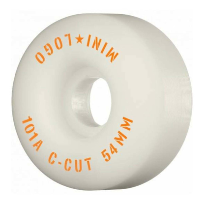 MINI LOGO C-CUT "2" 54MM WHITE X 101 54MM