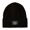 DC LABEL BEANIE KID BLACK UNI