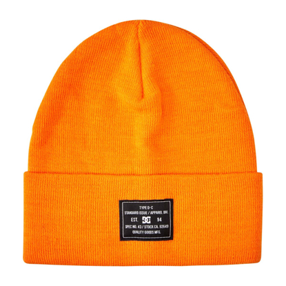 DC LABEL BEANIE KID ORANGE POPSICLE UNI