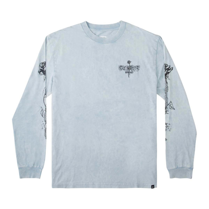DC DOUBLE OR NOTHING LONGSLEEVE FADED DENIM ACID L