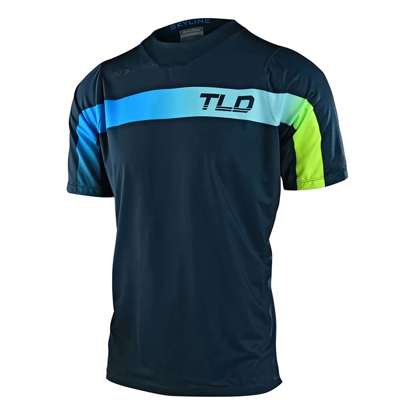 TROY LEE DESIGNS SKYLINE SS JERSEY JET FUEL SLATE BLUE M