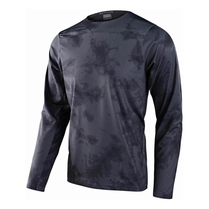 TROY LEE DESIGNS SKYLINE LS CHILL JERSEY TIE DYE CHARCOAL 2X