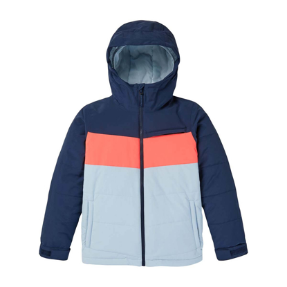 BURTON ROPEDROP KID JACKET DRESS BLUE/BALLADE BLUE/TETRA ORANGE L