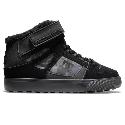 DC PURE HIGH-TOP WNT KID BLACK CAMOUFLAGE 28
