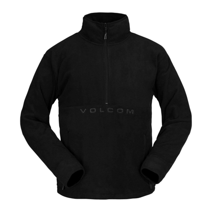 VOLCOM V-SCIENCE FLEECE 1/2 ZIP PULLOVER BLACK XL
