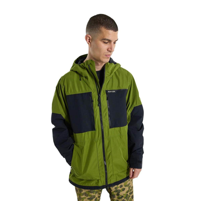 BURTON FROSTNER JACKET CALLA GREEN/TRUE BLACK L