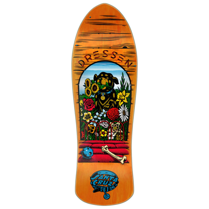 SANTA CRUZ DRESSEN PUP REISSUE 9.5" DECK 9.5"