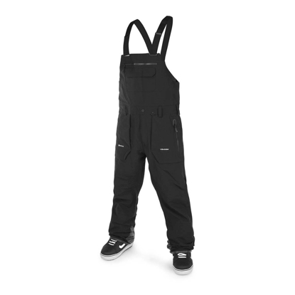 VOLCOM RAIN GORE-TEX BIB OVERALL PANTS BLACK XS