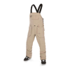 VOLCOM ROAN BIB OVERALL PANTS DARK KHAKI S