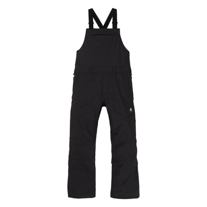 BURTON SNOWDIAL BIB PANTS TRUE BLACK L