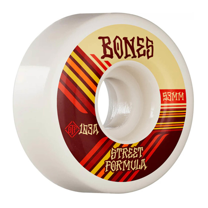 BONES RETROS V4 WIDE 53 STF 103A WHITE 53MM
