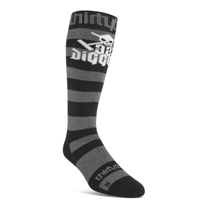 32 DIGGERS MERINO SOCK BLACK S/M