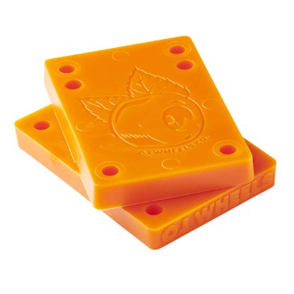 OJ JUICE CUBES RISERS 3/8" PAIR ORANGE ORANGE 3/8