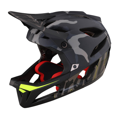 TROY LEE DESIGNS STAGE HELMET W/MIPS SIGNATURE CAMO BLACK XL/2XL