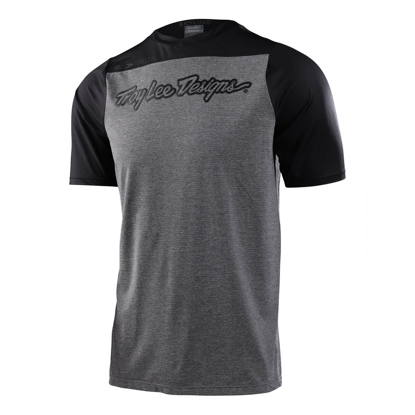 TROY LEE DESIGNS SKYLINE SS JERSEY SIGNATURE HEATHER GRAY / BLACK 2XL