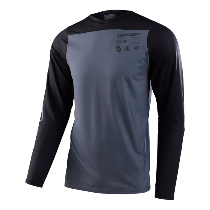 TROY LEE DESIGNS SKYLINE LS JERSEY MONO CHARCOAL S