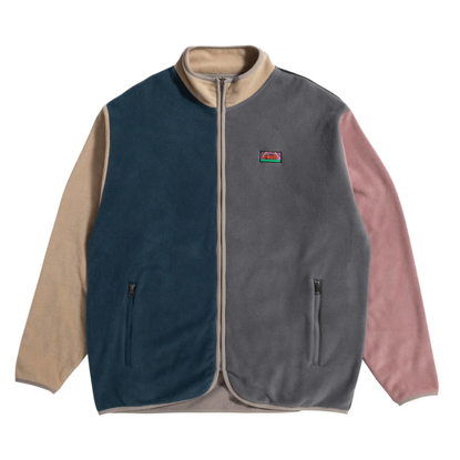 HUF NEW DAY COLOR BLOCK TECH FLEECE CLAY M