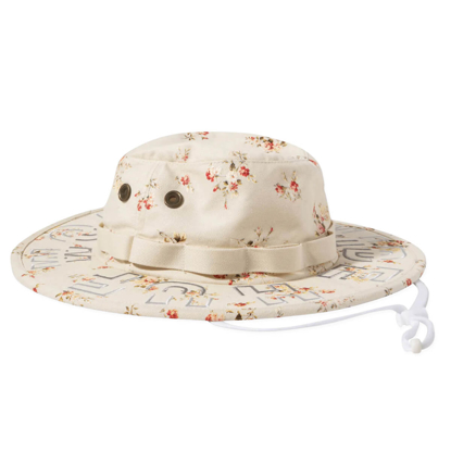 HUF FIELD BOONIE IVORY FLORAL S/M