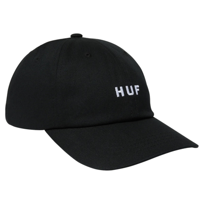 HUF HUF SET OG CV 6 PANEL HAT BLACK UNI