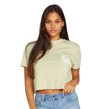 VOLCOM POCKET DIAL W T-SHIRT SAGE XS